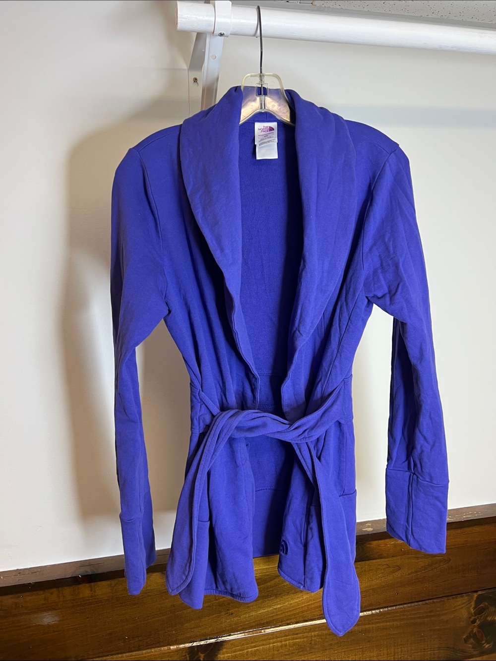 The North Face Women's Purple Wrap Cardigan- M